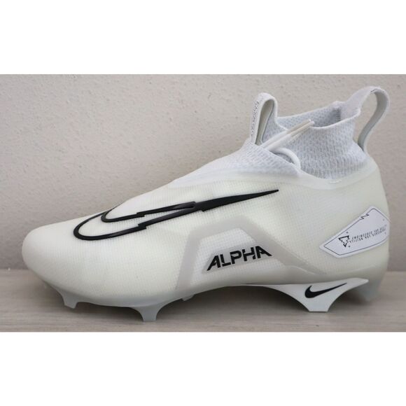 Nike DM1792-109 Men's Sz 12 Pure Platinum Alpha Menace Elite Football Cleats - Picture 6 of 13